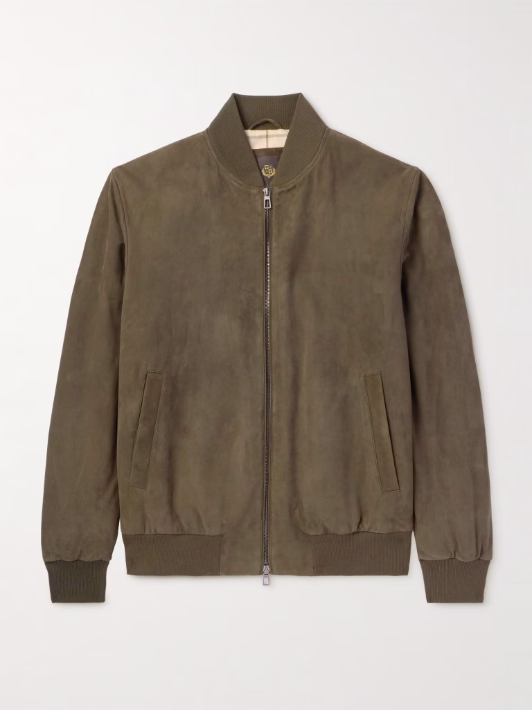 Green Mens Bomber Jacket