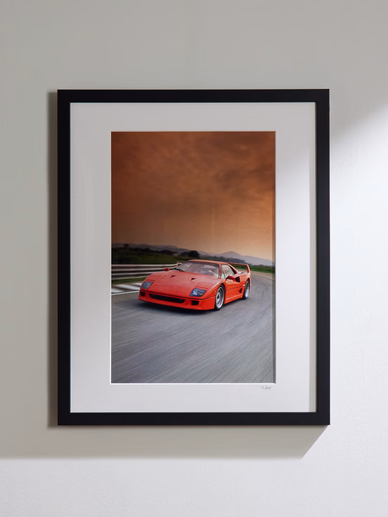 Ferrari F40 Poster